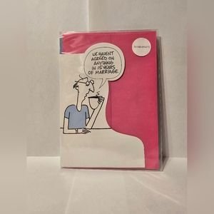 Funny anniversary card nwt